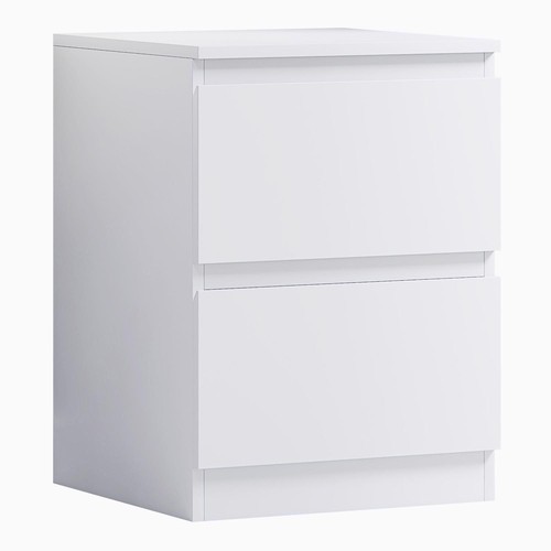 Drawer bedside matt white - 2,