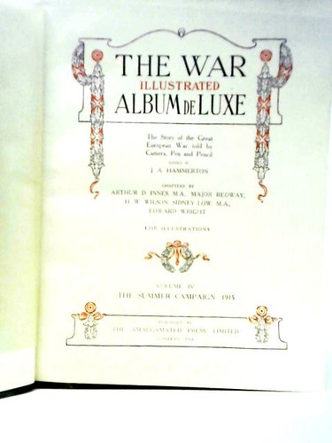The war illustrated - war,, album