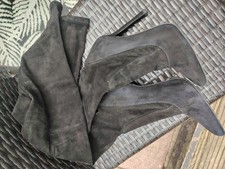 Zara Over The Knee Suede Heels