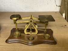 Antique Brass Balance Scale on