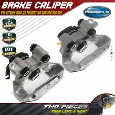 2x Brake Calipers Rear for Citroen Saxo ZX Peugeot 106 205 MK2 206 306 309 MK2