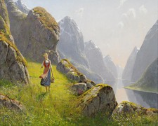 Fjord Landscape  Hans  Dahl