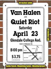 Metal Sign - 1977 Van Halen