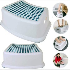 Plastic Step Stool Anti Non Slip Grip Kids Child Booster Toilet Potty Training