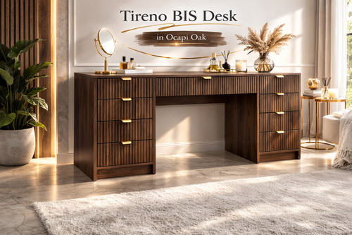 Tireno bis drawer desk 154cm - bis,