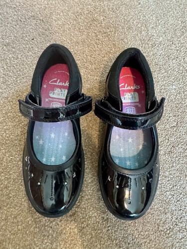 Clarks black patent leather - patent,