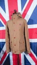 Fred Perry Fleece Lined Parka - L/XL - Mustard - Mod Casuals 60's