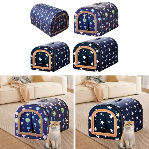 Cat cave bed dog house - cave,