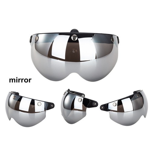 Silver snap retro helmet - snap,