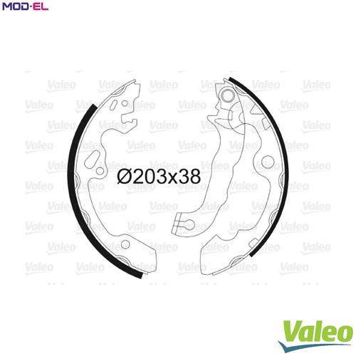 Brake shoe set 562648 for - shoe, ford