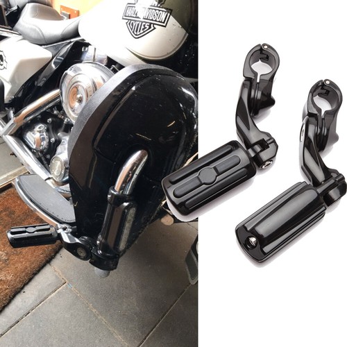 Black highway foot pegs - pegs, pedals