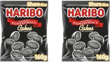 2x Haribo Pontefract Cakes Bag Sweets,160g Mix Pick Candy Party Share Liquorice