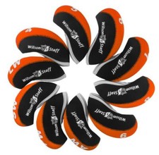 “10Pcs” Golf Iron Head Covers For Wilson Staff Club Club Covers 4-9 PASL/W