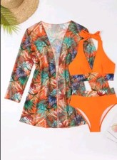 Halter Floral Print Swimsuit