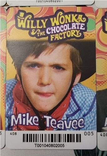 Lot willy wonka mike - of,