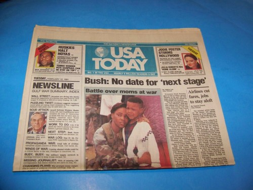 Usa today february - usa, 1991