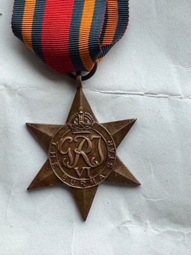 Ww2 the burma - star, medal