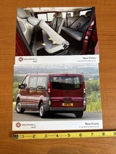 2x Vauxhall Vivaro Minibus