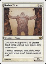 MTG - Marble Titan - 9th Edition - Magic the Gathering