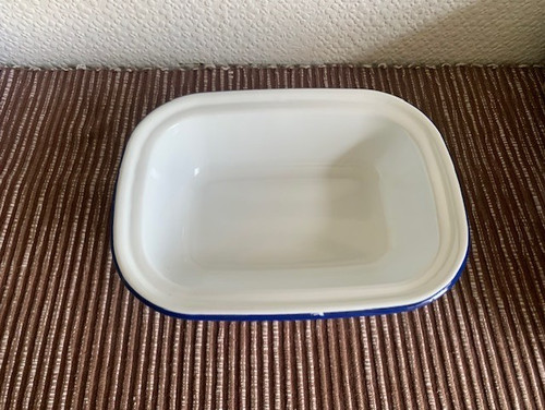 Vintage style large - , enamel