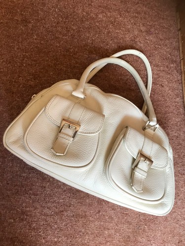 Dents faux leather handbag - faux, off