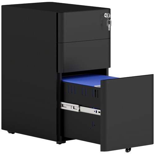 Vinsetto steel filing cabinet - vinsetto,