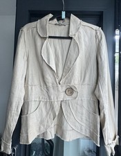 M&S Women's Beige Wool Trouser