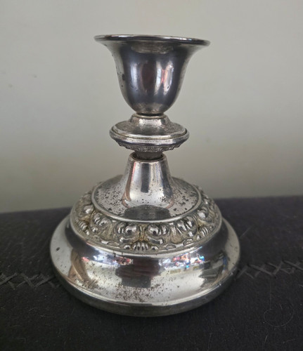 Silver plated metal - silver,