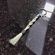 Palomino Horse Hair Keychain