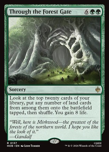 Mtg through the forest gate - ~,