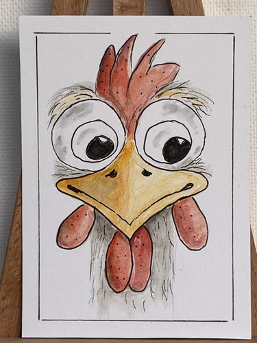 Aceo miniature original art - miniature,