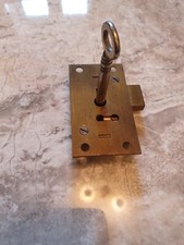Vintage Brass Lock and Complete with Key.