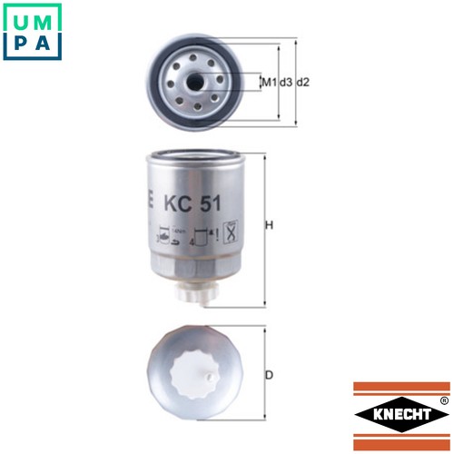 Fuel filter for - fuel,