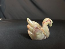 Small Onyx Swan ornament