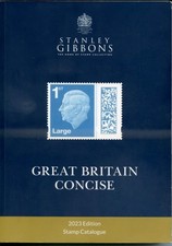 2023 GREAT BRITAIN STANLEY GIBBONS CONCISE PRICED COLOUR CATALOGUE  VGC
