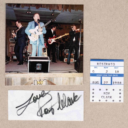 1988 roy clark signed - 1988,