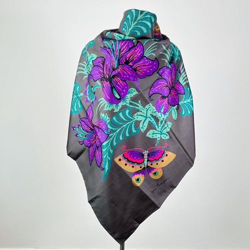 Vintage jim thompson grey - jim, silk