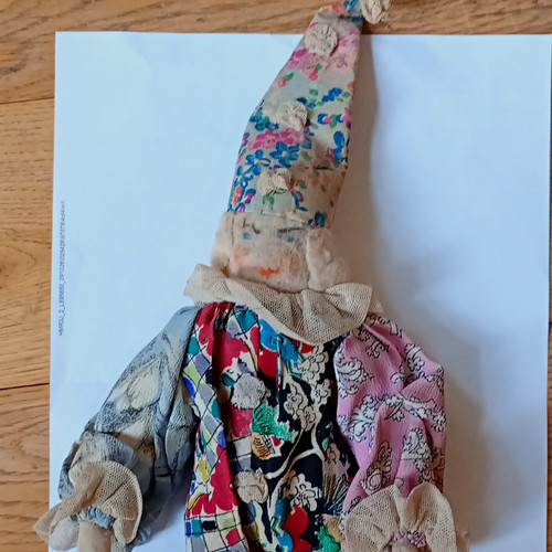 Vintage handmade cloth rag - vintage,