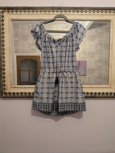 Ladies summer mini blue and