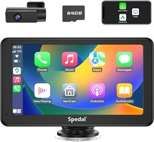 Wireless Apple CarPlay Android Auto Car Stereo Receiver 7" IPS T.screen Fro