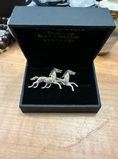14 Karat Gold Double Horse