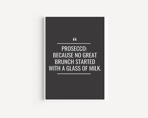 Prosecco brunch funny - funny, cart