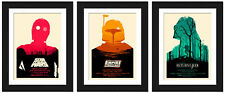 STAR WARS Original Trilogy Mondo Collection Poster Prints - Olly Moss - A4 Photo