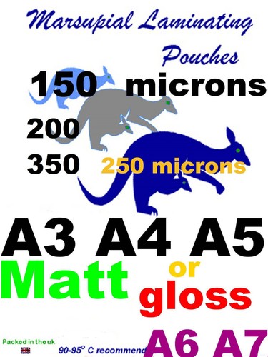 Laminating pouches 100 gloss - pouches,