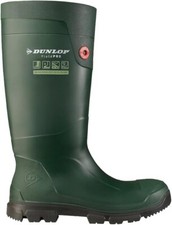 DUNLOP Fieldpro Purofort Unisex Full Safety Workwear Wellies Green 5 UK New