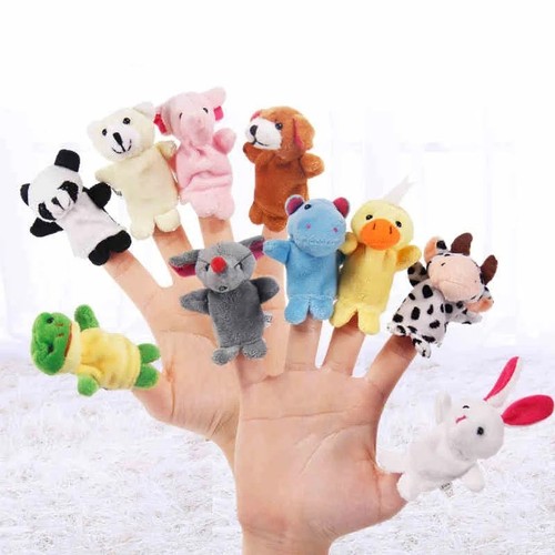 10x finger puppets - puppets, animals