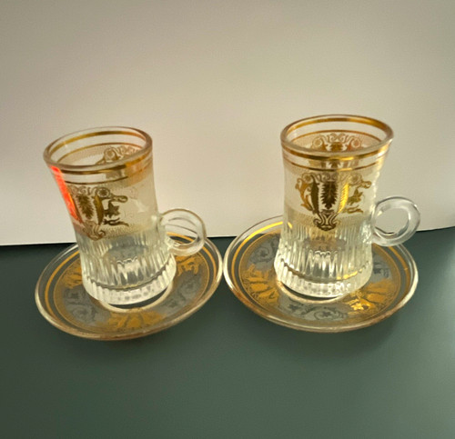4pc clear glass cup - clear,