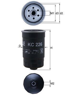 Fuel filter fits - fuel, kia