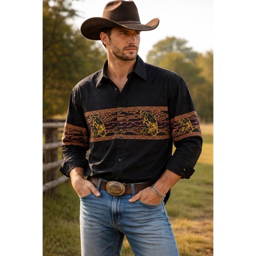 Vintage wrangler western shirt - wrangler,