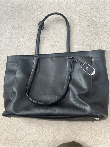 Black genuine leather suede - leather,